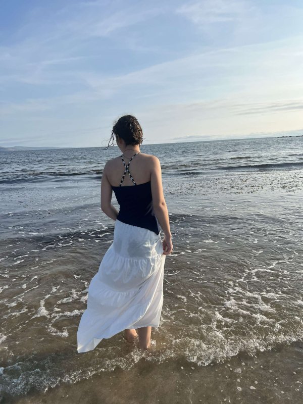 Baignade a la plage 