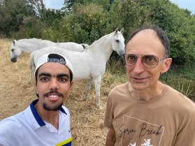 Avec lenseignant Mr charles Guillot 