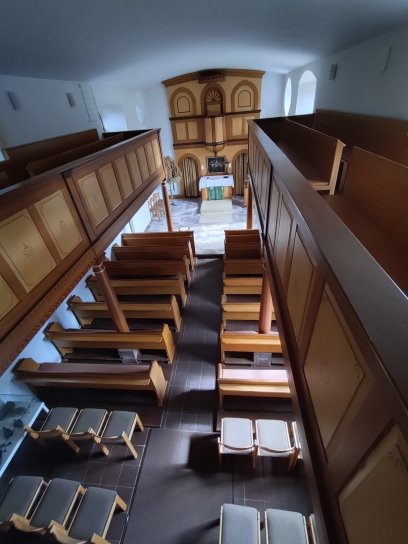 Interieur d'une &eacute;glise Allemande