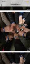 bracelet distributed by the Italians
