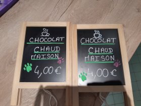 Photo des pancartes que j'ai r&eacute;alis&eacute;