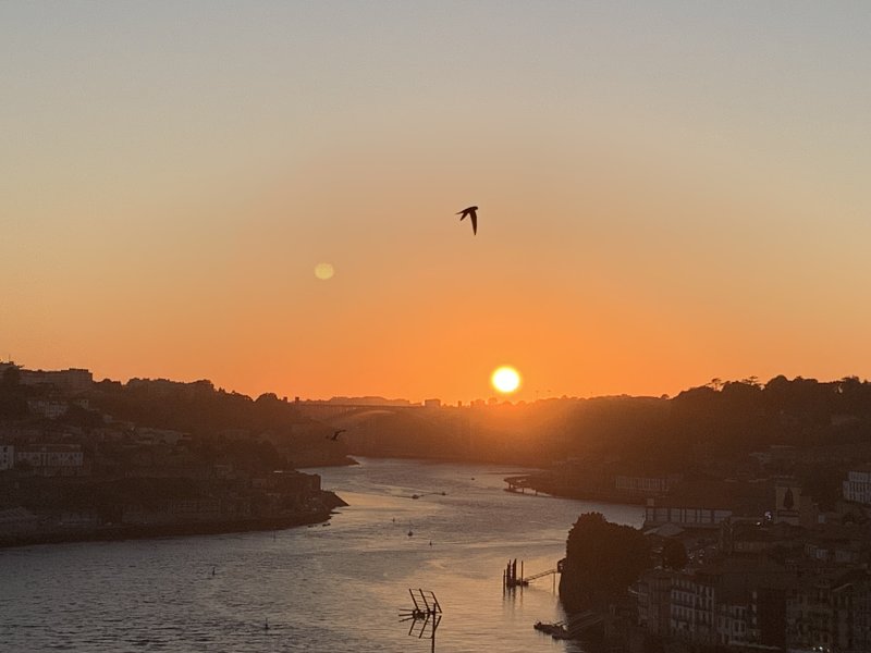 Le plus beau couché de soleil de Vila Nova de Gaia