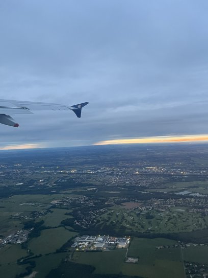 paysage depuis l'avion