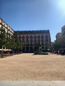 Place de l'indépendance à Girona