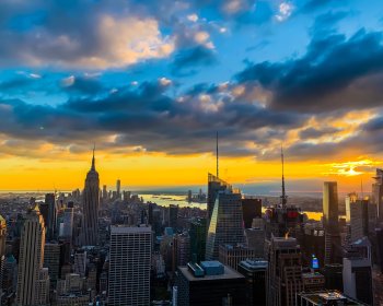 image Sunset in New York 