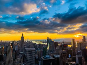 Sunset in New York 