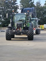 photo du tracteur avec l'enrouleur