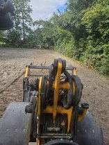 Photo de l'aplanissement du terrain
