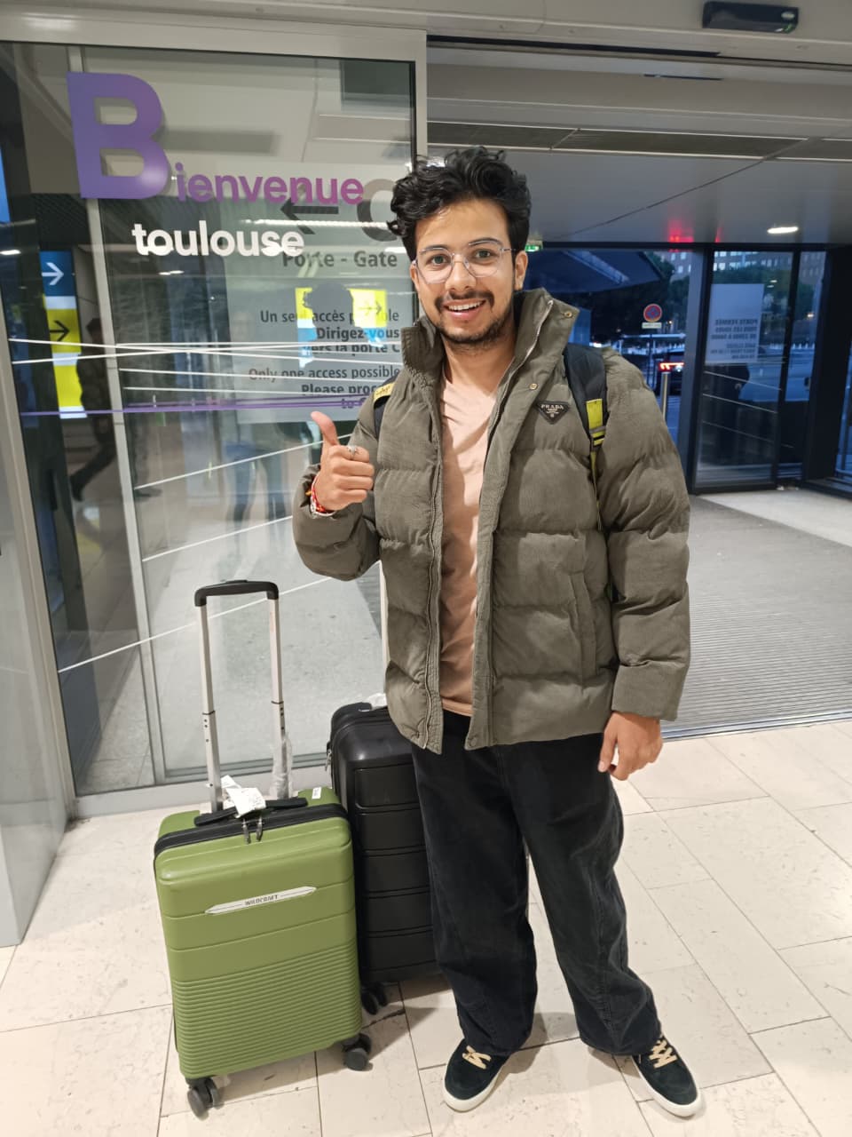 Arrived at Toulouse Blagnac Airport